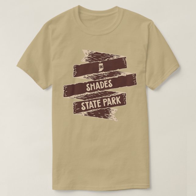Camiseta Parque Estatal Shades Parque Estatal Indiana Bande (Diseño del anverso)
