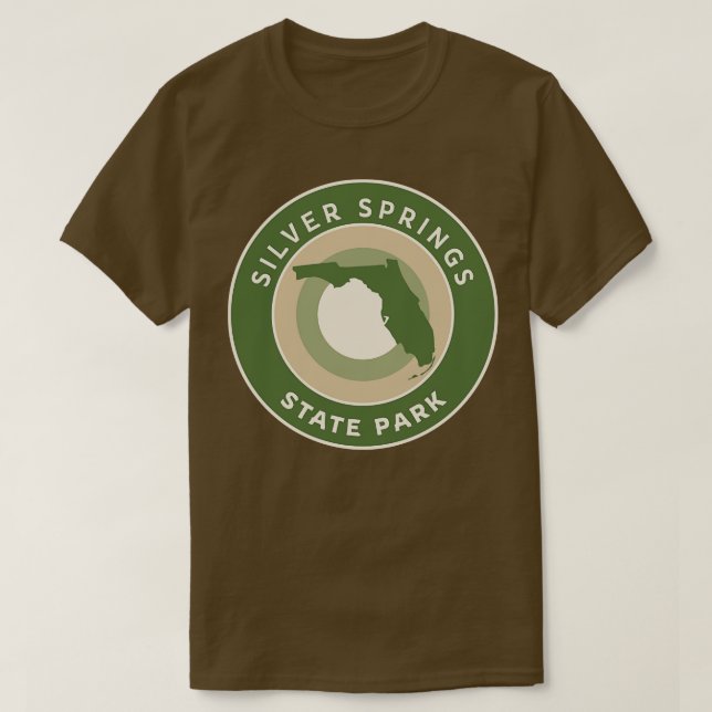 Camiseta Parque Estatal Silver Springs Florida Bullseye (Diseño del anverso)