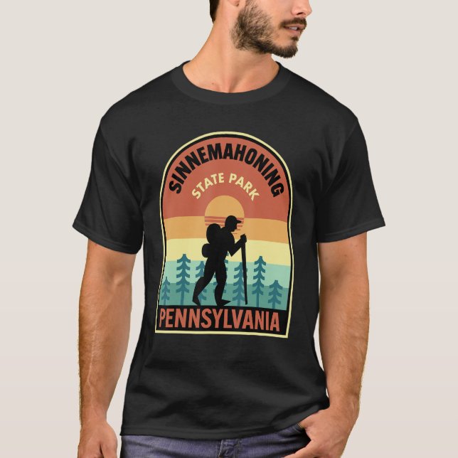 Camiseta Parque Estatal Sinnemahoning PA Retro (Anverso)