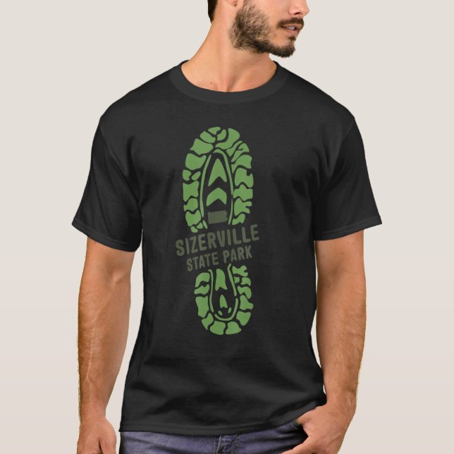 Camiseta Parque Estatal Sizerville Pennsylvania Pa Hiking B (Anverso)