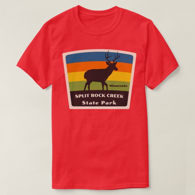 Camiseta Parque estatal Split Rock Creek Minnesota Roaming  (Diseño del anverso)