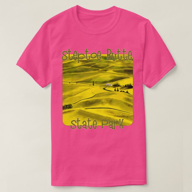 Camiseta Parque Estatal Steptoe Butte Washington (Diseño del anverso)