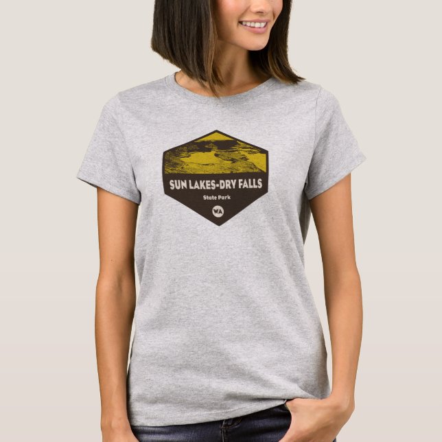 Camiseta Parque Estatal Sun Lakes-Dry Falls Washington (Anverso)