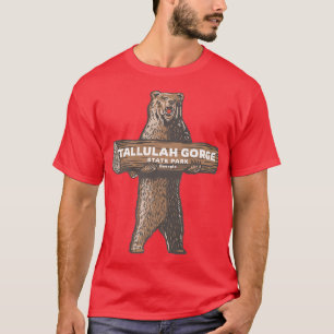 Camiseta Parque Estatal Tallulah Gorge Georgia GA Bear Vaca