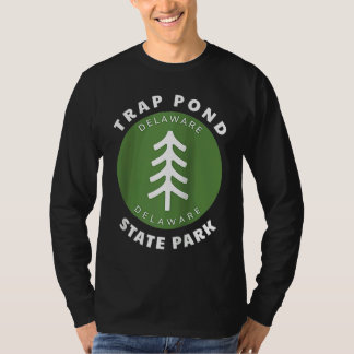 Camiseta Parque Estatal Trap Pond Delaware DE Insignia de á