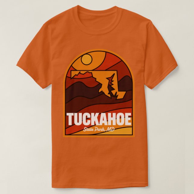 Camiseta Parque Estatal Tuckahoe Maryland (Diseño del anverso)