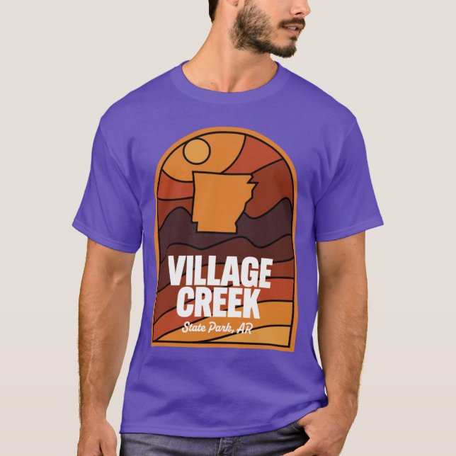 Camiseta Parque estatal Village Creek Arkansas (Anverso)