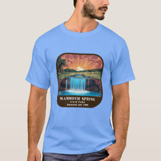 Camiseta Parque Estatal Vintage Mammoth Spring Arkansas Est