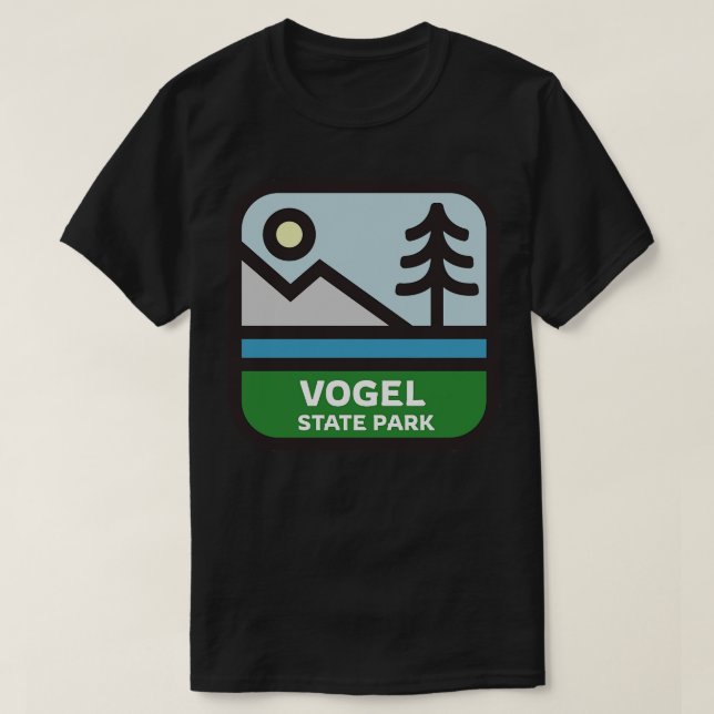Camiseta Parque estatal Vogel Georgia Las hermosas montañas (Diseño del anverso)