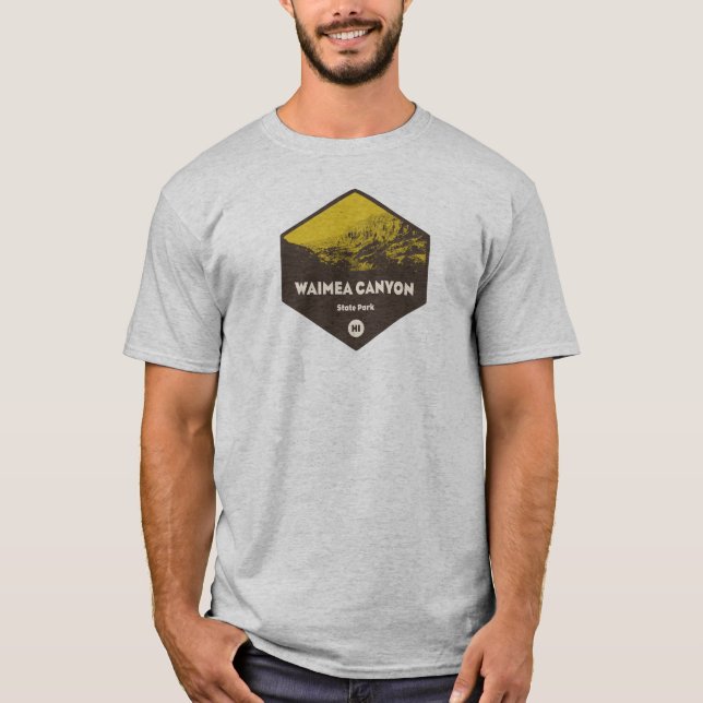 Camiseta Parque estatal Waimea Canyon Hawaii (Anverso)