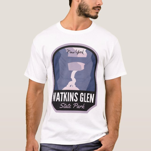 Camiseta Parque estatal Watkins Glen Nueva York (Anverso)