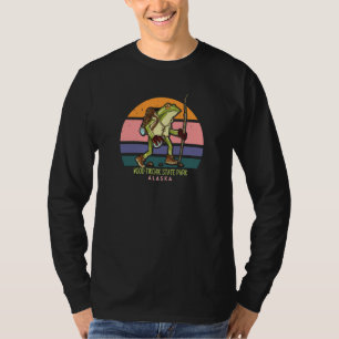 Camiseta Parque Estatal Wood Tikchik Alaska Senderismo Rana