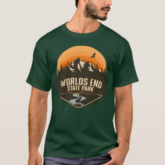 Camiseta Parque Estatal Worlds End Pennsylvania PA regalo d