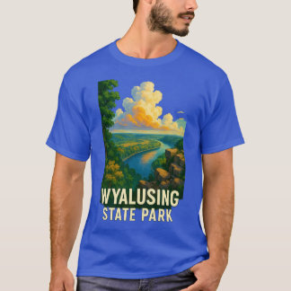 Camiseta Parque Estatal Wyalusing Región sin deriva de Scen