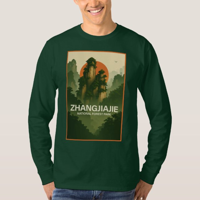 Camiseta Parque forestal nacional Zhangjiajie (Anverso)