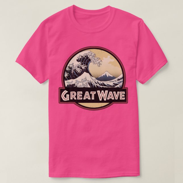 Camiseta Parque Great Wave (Diseño del anverso)