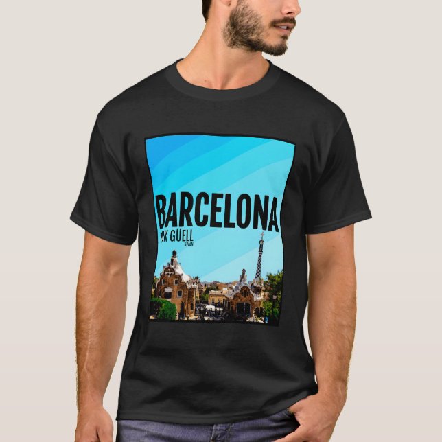 Camiseta Parque Guell Barca (Anverso)