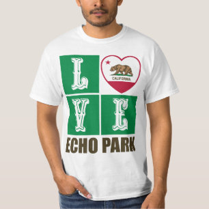 Camiseta Parque Heart Echo de la bandera de la República de