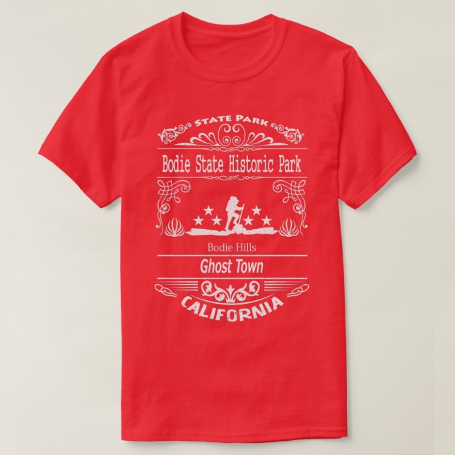 Camiseta Parque Histórico Estatal Bodie California (Diseño del anverso)