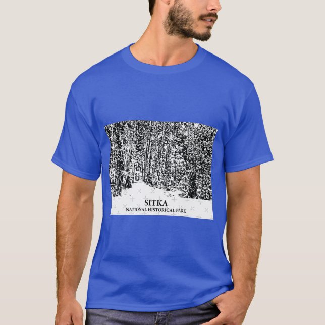 Camiseta Parque Histórico Nacional de Sitka (Anverso)