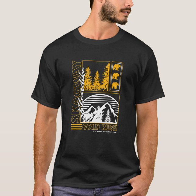 Camiseta Parque Histórico Nacional Skagway Klondike Alaska  (Anverso)