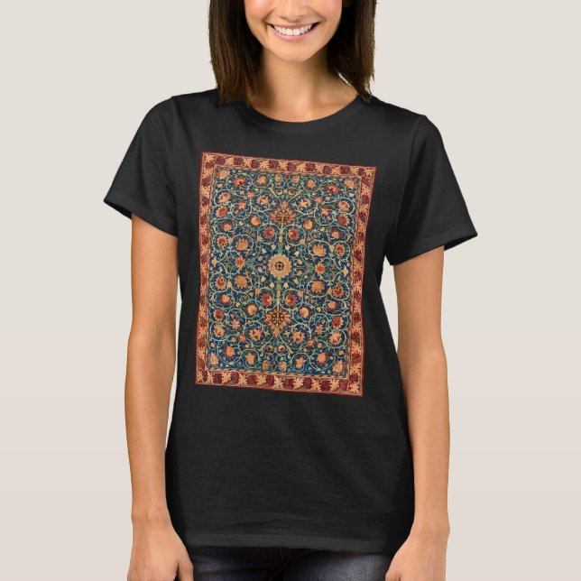Camiseta Parque Holland por William Morris, arte de la alfo (Anverso)