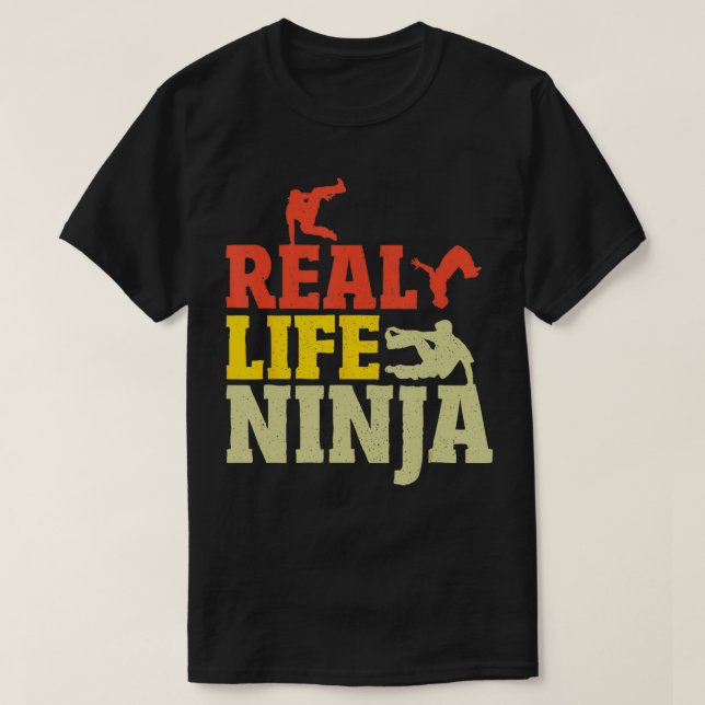 Camiseta Parque Juvenil Ninja de Runner gratis (Diseño del anverso)