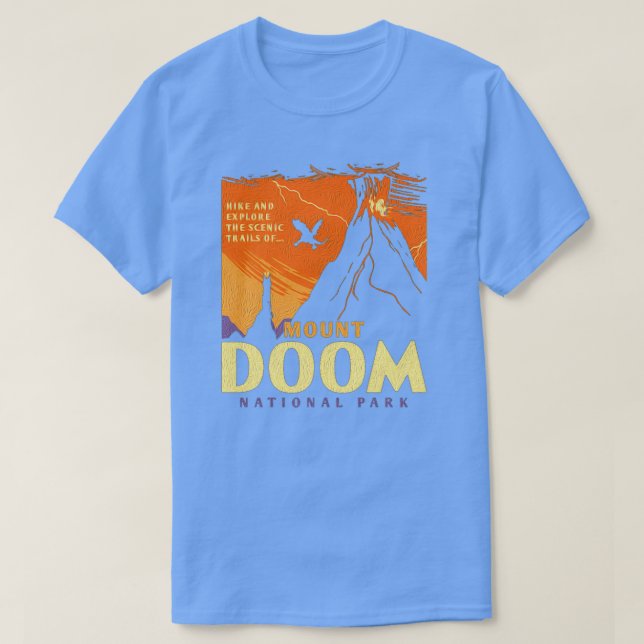 CAMISETA PARQUE NACIONAL 2 DE MONT DOOM (Diseño del anverso)