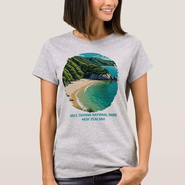 Camiseta Parque nacional Abel Tasman Nueva Zelanda (Anverso)