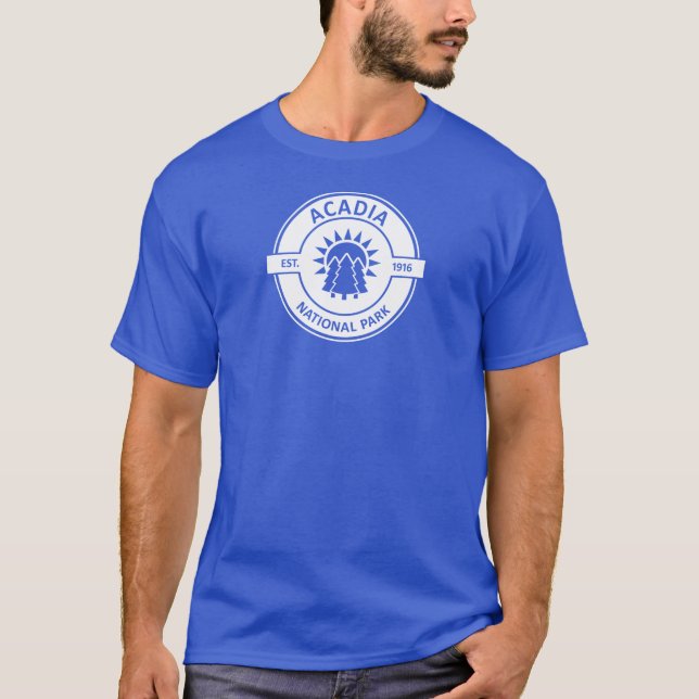 Camiseta Parque nacional Acadia (Anverso)