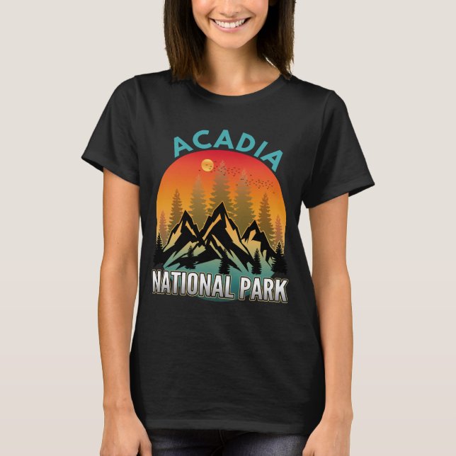 Camiseta Parque nacional Acadia (Anverso)