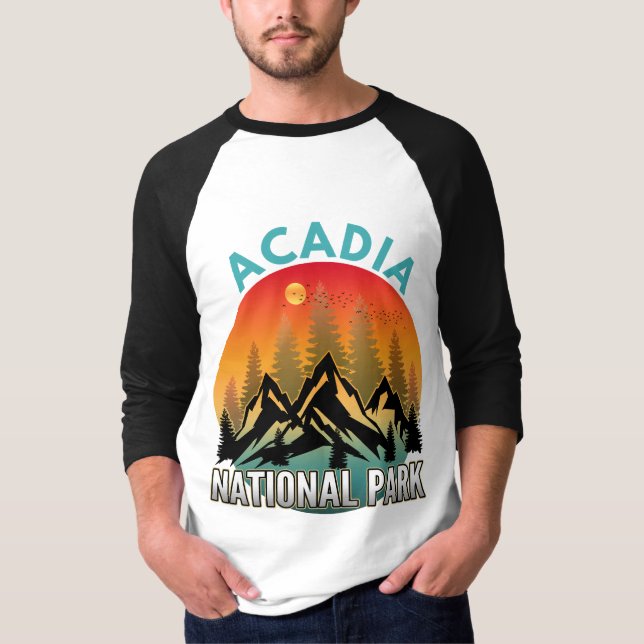 Camiseta Parque nacional Acadia (Anverso)
