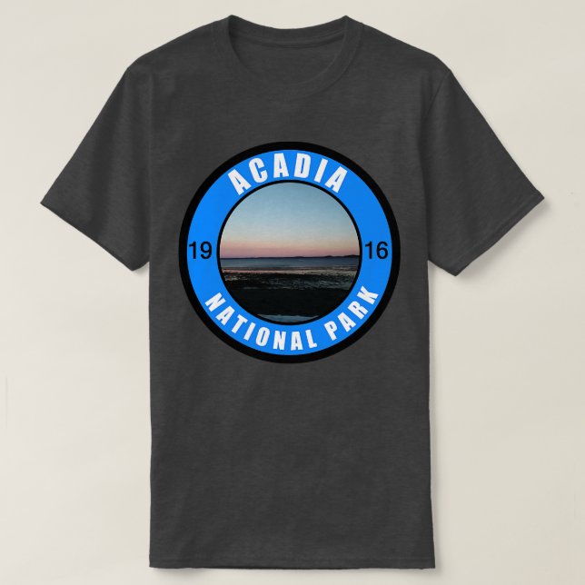 Camiseta Parque nacional Acadia 1916 (Diseño del anverso)