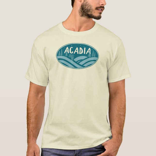 Camiseta Parque nacional Acadia al aire libre (Anverso)