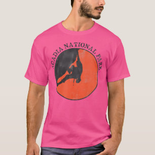 Camiseta Parque Nacional Acadia Bouldering Distorsionado Ro
