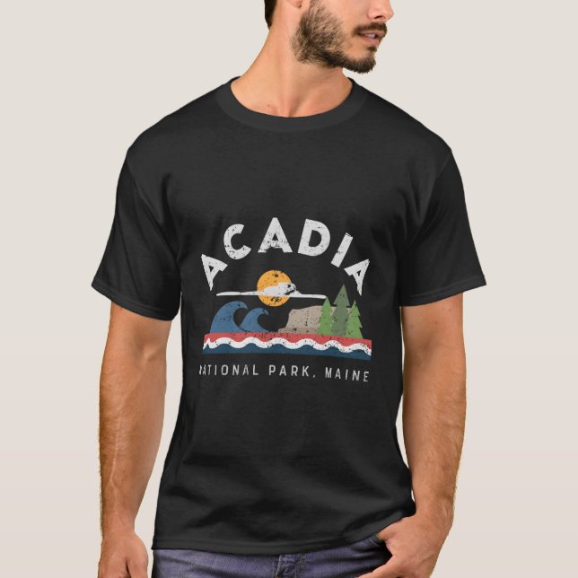 Camiseta Parque nacional Acadia Maine (Anverso)