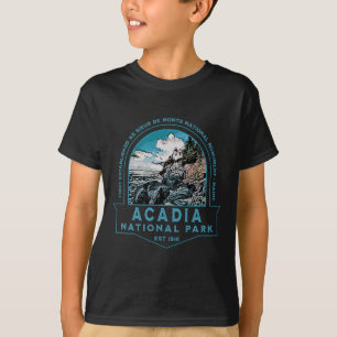 Camiseta Parque Nacional Acadia Maine EE. UU. Vacaciones Vi