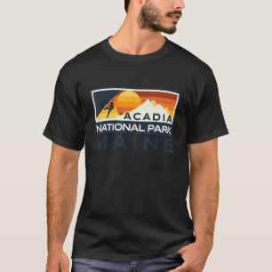 Camiseta Parque Nacional Acadia Maine Naturaleza Al Aire Li