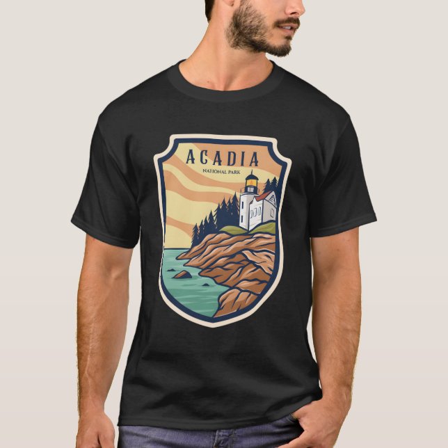 Camiseta Parque nacional Acadia Maine Usa (Anverso)