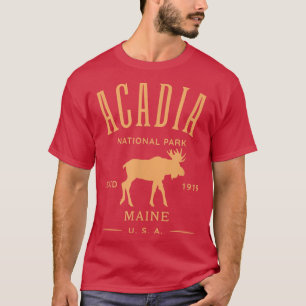 Camiseta Parque nacional Acadia Maine USA Design Souvenir