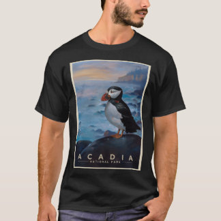 Camiseta Parque nacional Acadia Puffin