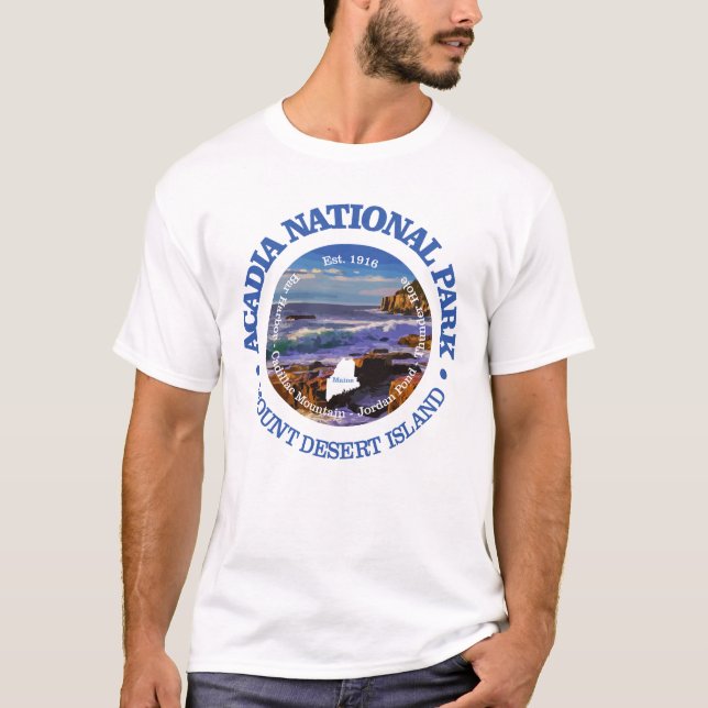 Camiseta Parque nacional Acadia (rd)2 (Anverso)