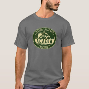Camiseta Parque nacional Acadia Senderismo por Maine