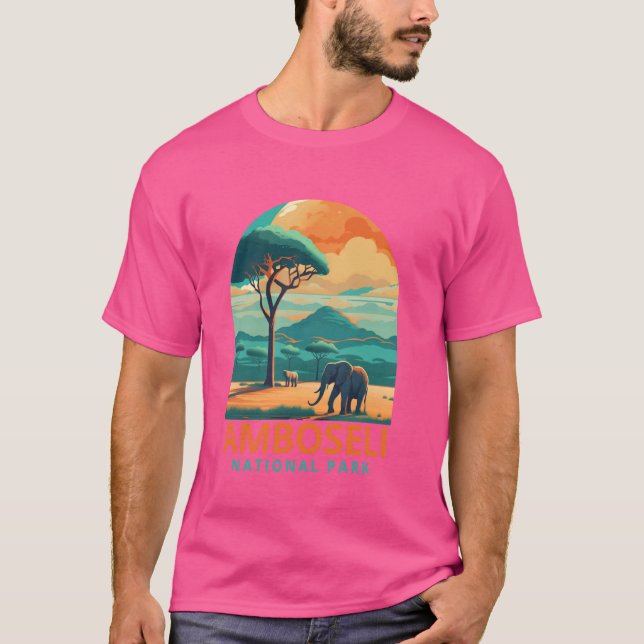 Camiseta Parque nacional Amboseli (Anverso)