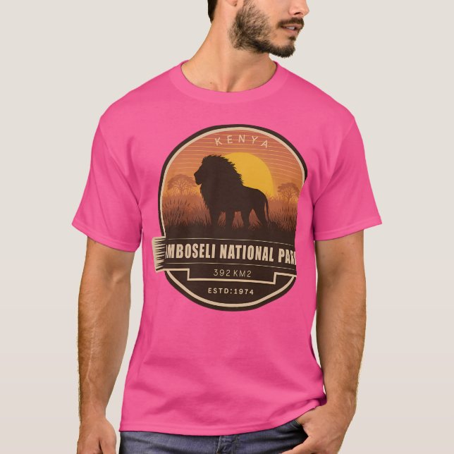 Camiseta Parque nacional Amboseli Kenia (Anverso)