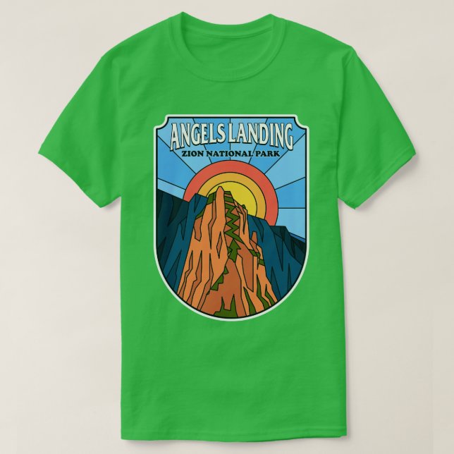 Camiseta Parque nacional Angels Langing Zion (Diseño del anverso)