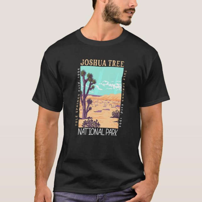 Camiseta Parque nacional Árbol Joshua California Tule Sprin (Anverso)
