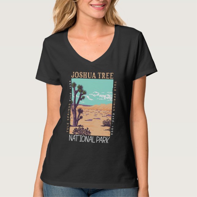 Camiseta Parque nacional Árbol Joshua Tule Springs con prob (Anverso)