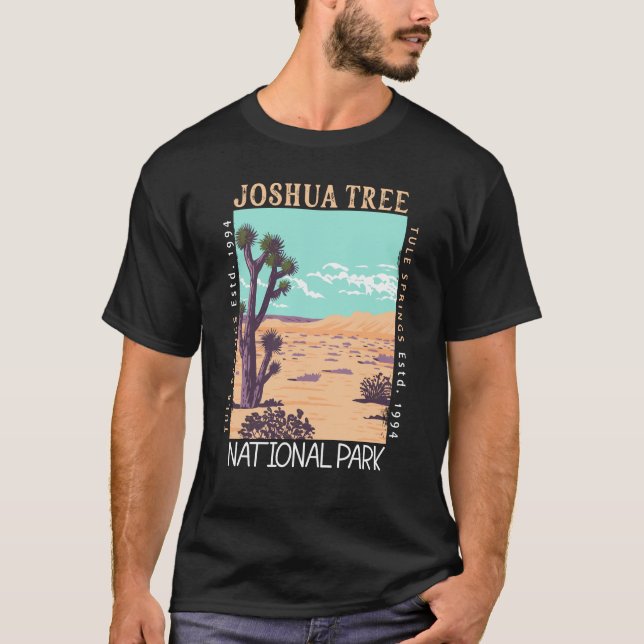 Camiseta Parque nacional Árbol Joshua Tule Springs con prob (Anverso)