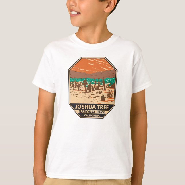 Camiseta Parque nacional árbol Joshua Turquía cierra dunas  (Anverso)